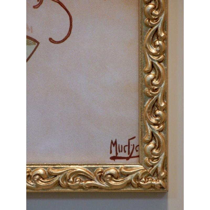 JHA 額絵 絵画 アートポスター 世界の名画 アルフォンス・ミュシャ