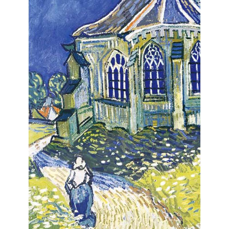 JHA 絵画 インテリア 油絵 額入り 額絵 世界の名画 ゴッホ「オーヴェル