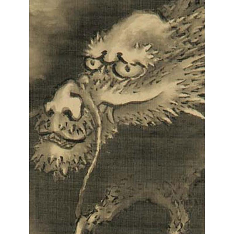 JHA 日本の名画 絵画 アート額絵 葛飾北斎「雲龍図」高品質複製 JHA 日本の名画 絵画 アート額絵 葛飾北斎「雲龍図」高品質複製