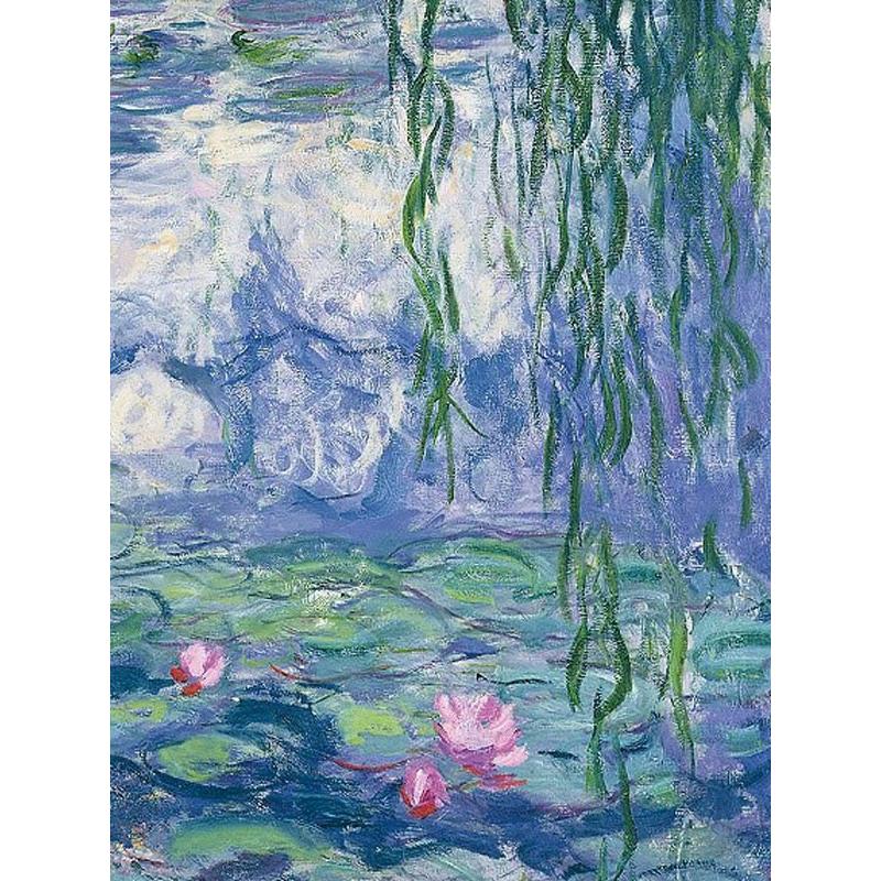 JHA 絵画 インテリア 油絵 額入り 額絵 世界の名画 モネ「睡蓮