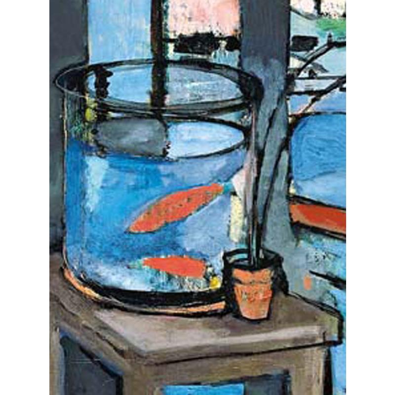 絵画 アート額絵 世界の名画 マティス「金魚鉢のある室内」 高 絵画 アート額絵 世界の名画 マティス「金魚鉢のある室内」 高