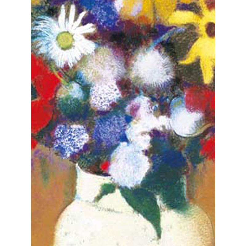 白い花と岩　大型絵画　ホテル絵画 Amazon.co.jp: 大きな壁の芸術白い花の絵額入りキャンバス壁アート油絵