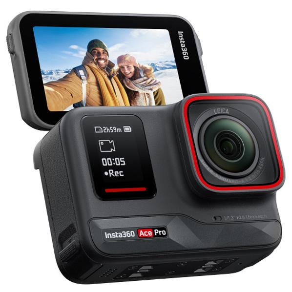 Insta360 ウェアラブルカメラ 8K Ace Pro ブラック/レッド CINSAAJA