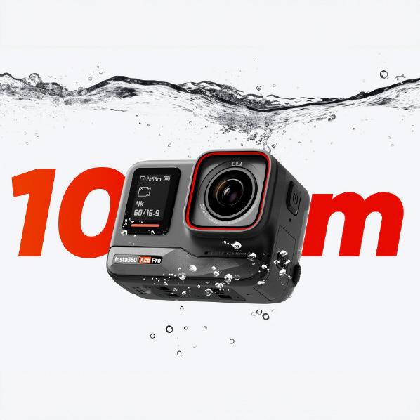 Insta360 ウェアラブルカメラ 8K Ace Pro ブラック/レッド CINSAAJA