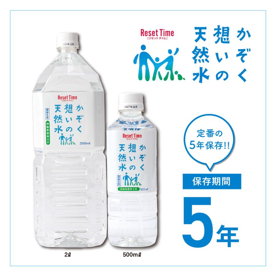 水 ミネラルウォーター かぞく想いの天然水 Reset Time 天然水 軟水