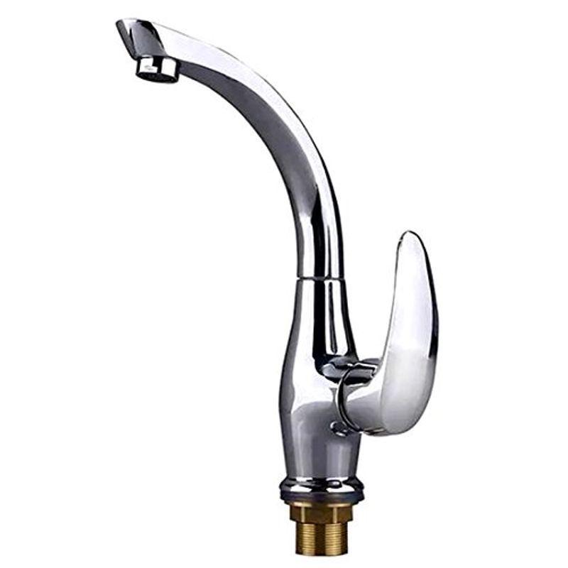 Sk28 立水栓 住宅設備 キッチン 洗面用 シングルレバー 混合水栓 浴室 浴槽 洗面所 手洗いボウル用 360 回転 クラシック 立水栓 水道 洗面台 蛇口 取り付けホース付 ジアテンツー2 大特価高評価