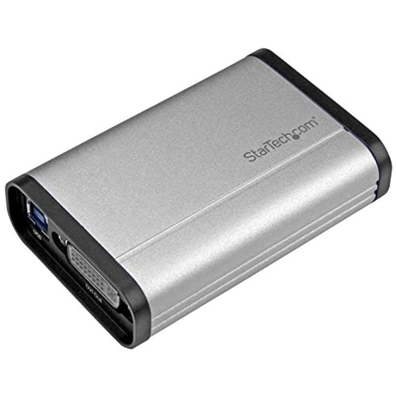 StarTech.com USB 3.0接続DVIビデオキャプチャーユニット 1080p/60fps対応テレビ動画レコーダー アルミ筐体 D