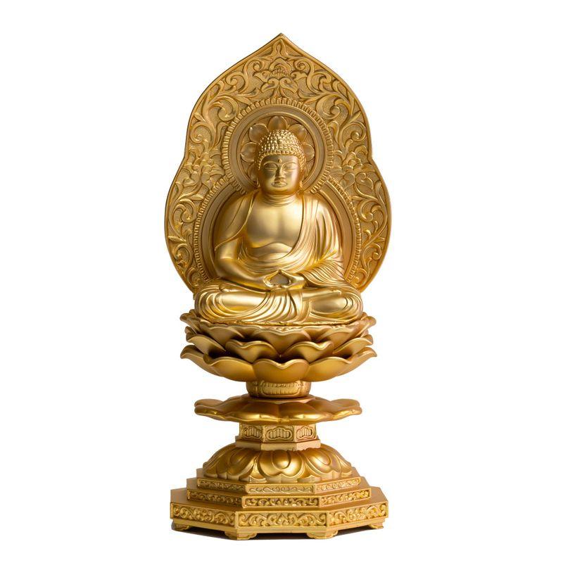 大仏木製金仏4体土台セット