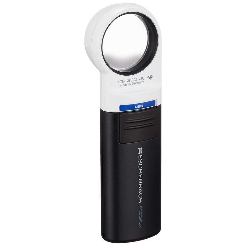 エッシェンバッハ mobiluxLED+mobase LEDワイドライトルーペ＆専用スタンド 35mmΦ(10倍) 1511-10M |b03 エッシェンバッハ mobiluxLED+mobase LEDワイドライトルーペ&専用