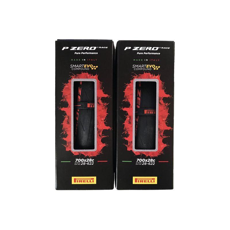 2本セット PIRELLI(ピレリ) P ZERO RACE カラーエディション レッド