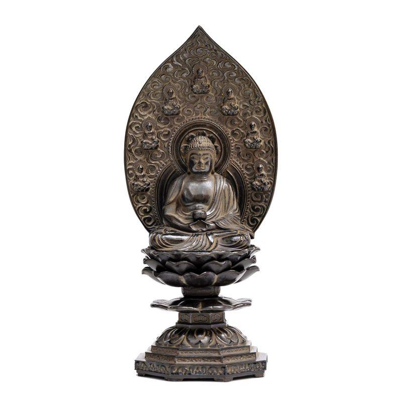 親鸞聖人　牧田秀雲作 親鸞聖人 牧田秀雲作 親鸞聖人（しんらんしょうにん）立像(青銅色