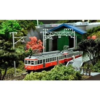MODEMO 箱根登山鉄道　モハ２形　２両セット　NT44 ワ*ダ様 モデモ NT44 箱根登山鉄道 モハ2形 2輌セット ライト点灯動力