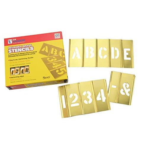時間指定不可 C H Hanson 真鍮製ステンシルプレート 45ピースセット 英数字セット 3インチ Rakuten Zoetalentsolutions Com