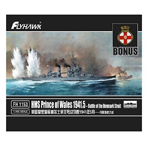 新発 フライホークモデル 1 700 イギリス海軍 戦艦 プリンスオブウェールズ 1941年5月 デンマーク海峡海戦時 プラモ メーカー包装済 Missbargainhuntress Com