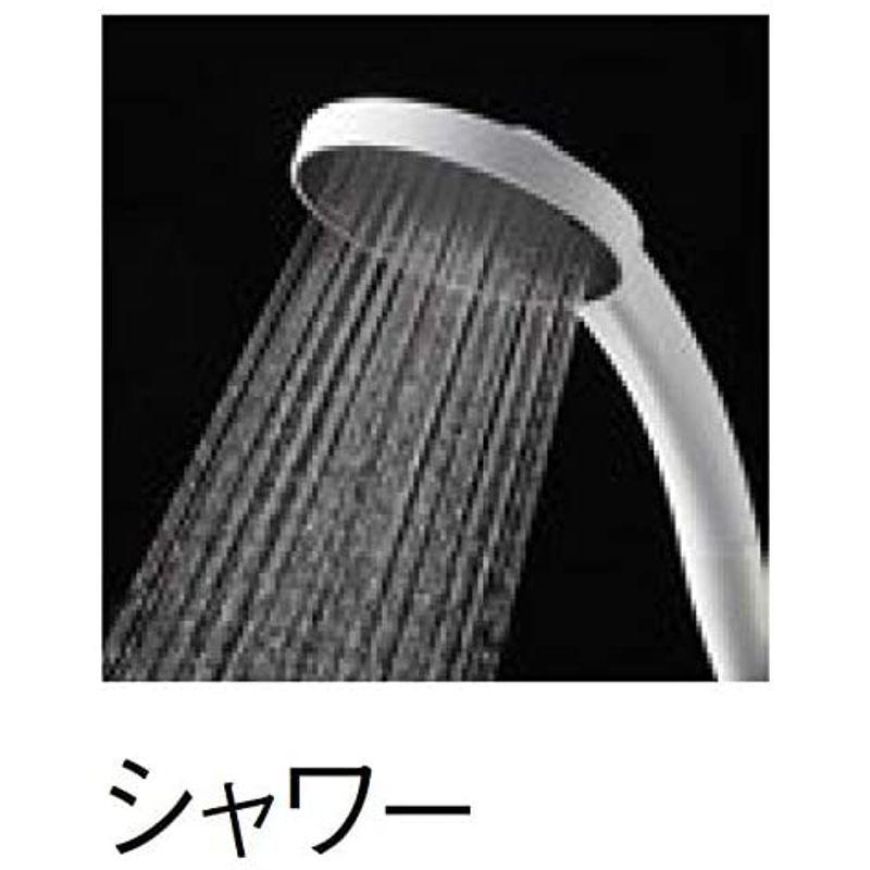 SANEI サーモシャワー混合栓 ワイドシャワー 断熱ボディ ホース1.6ｍ 