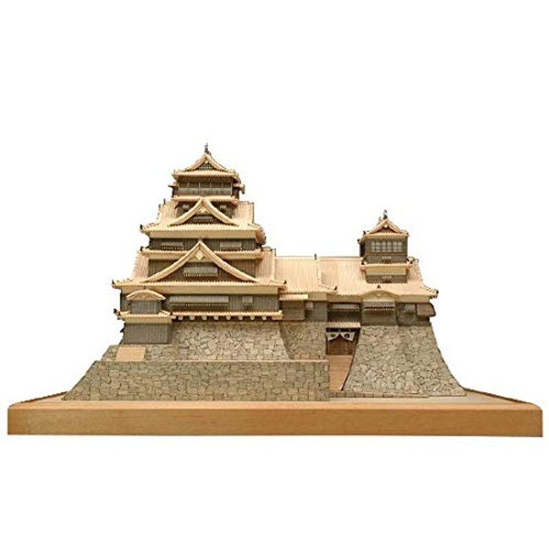 ウッディジョー 1/150 熊本城 木製模型 組立キット