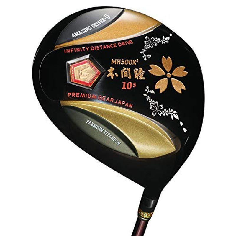 ムツミホンマ (MUTSUMI HONMA) 高反発ドライバー MH500X2 ゴルフクラブ カーボンシャフト ロフト角10.5度 シニア