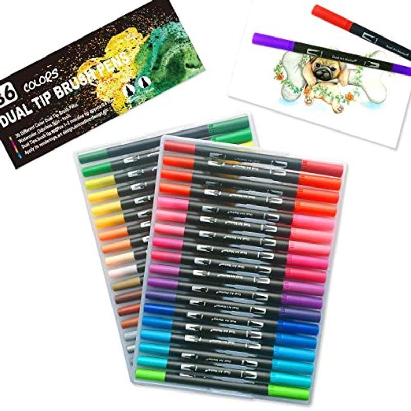 Inoranges アートマーカーペン セット 60色水彩 カラーペン イラストマーカー 太字 細字 2種類ペン先 イラストペン マーカーペ ズーキャスト4 通販 Yahoo ショッピング