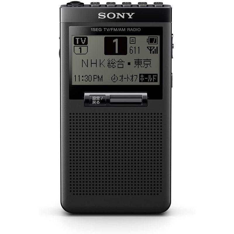 限定品 ソニー ポケットラジオ XDR-64TV : ポケッタブルサイズ ワイドFM対応/FM/AM/ワンセグTV音声対応 ブラック XDR-64T 【WSO1547628545】(54859円)