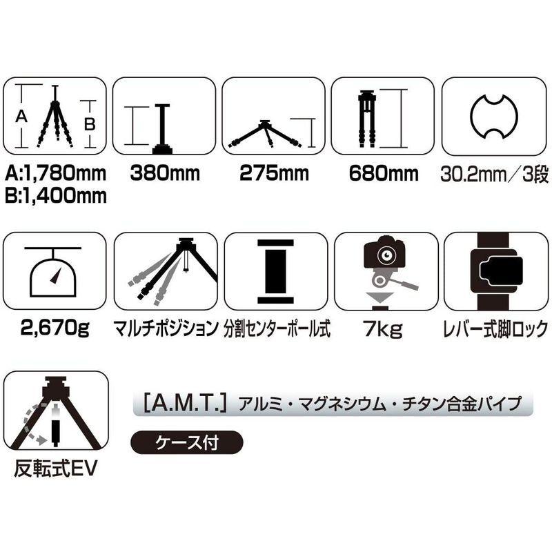 数量限定 SLIK 三脚 プロ700 DX-III N 脚のみ 3段 大型 105764 【3594700025】(18605円)