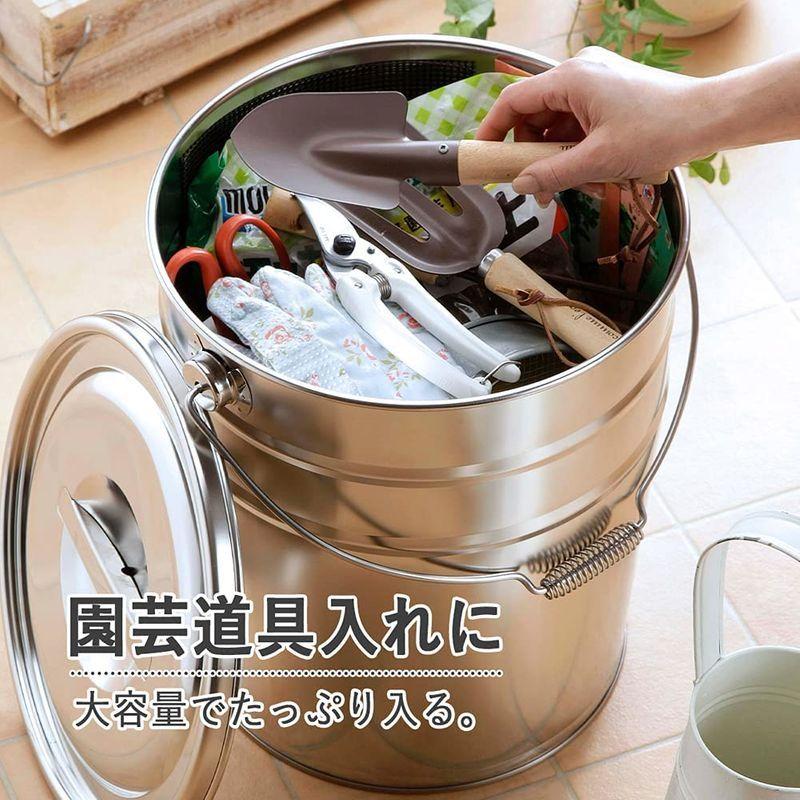下村企販 バケツ フタ付き 18L ステンレス 日本製 39888 :20211028190841-01757:ギャザランド5 通販 下村企販 バケツ フタ付き 18L ステンレス 日本製 39888