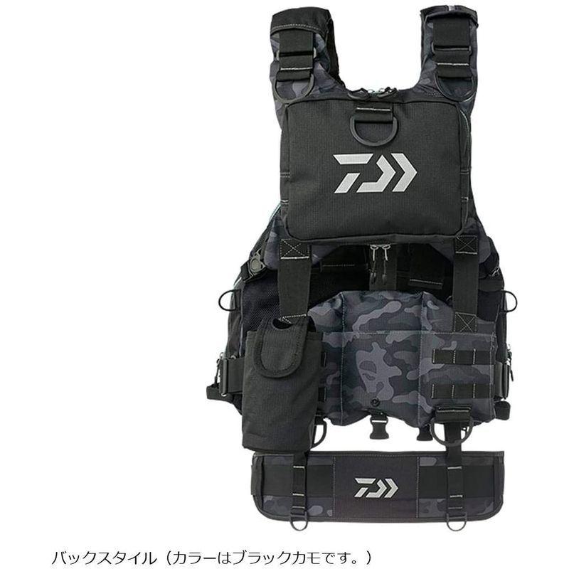 ダイワ(DAIWA) フィッシングベスト ベンチクールゲームベストIV ブラックカモ フリー DF-6109 ブラックカモ フリー DAIWA フィッシングベスト ベンチクールゲームベストIV DF サイズ