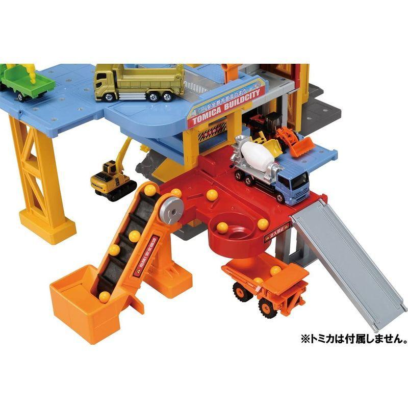 トミカ トミカタウンビルドシティ パワークレーン建設現場 トミカタウンビルドシティ パワークレーン建設現場