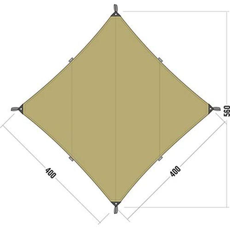 エバニュー(EVERNEW)　ポリコットンタープ　Tarp　TC3　ヘキサ　ECQ203