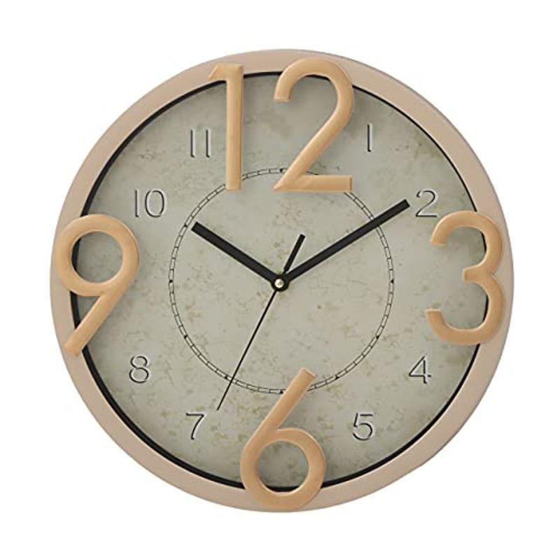 壁掛け時計 おしゃれ アンティーク風 レトロ 輸入4ホワイト 白 ゴールド アナログ 丸形 ギフト インテリア ギャザランド5 通販 Yahoo ショッピング