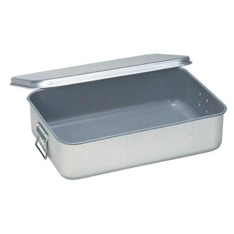 アルマイト 飯缶(蓋付)中学校用(スミフロン加工)H140 264(11564円)