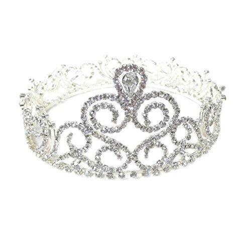 春夏新色 プリンセス ティアラ どんなドレスにも合う冠 定番デコラティブ 花嫁さんのウェディングドレスに シルバー 保存版 Zoetalentsolutions Com