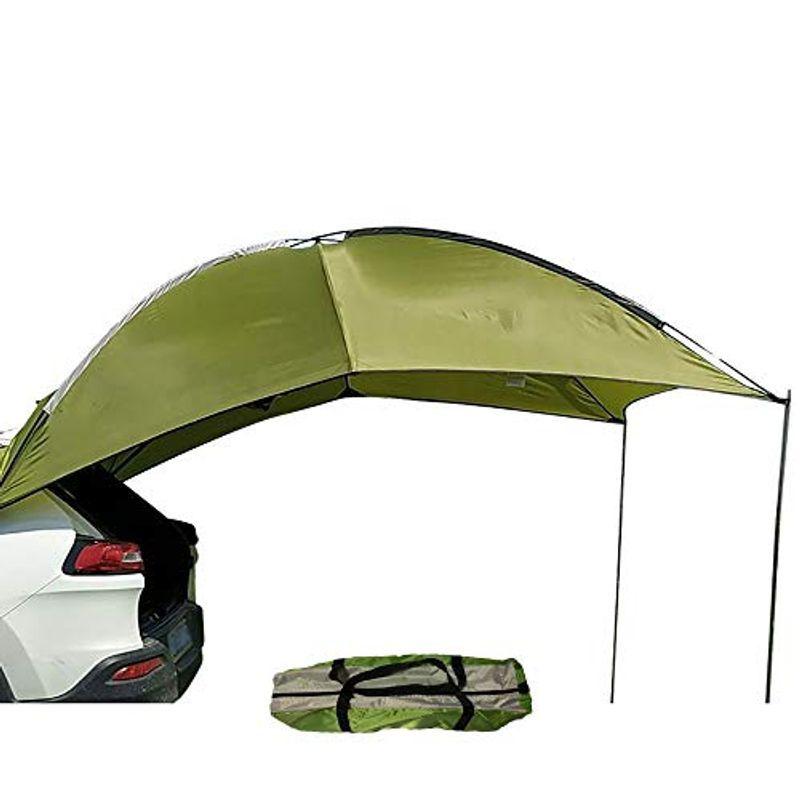 Kadahis タープ テント カーサイドタープ 車用 日よけカーテント 設営簡単 単体使用可能 5-8人用 軽量 キャンプ テント アウト