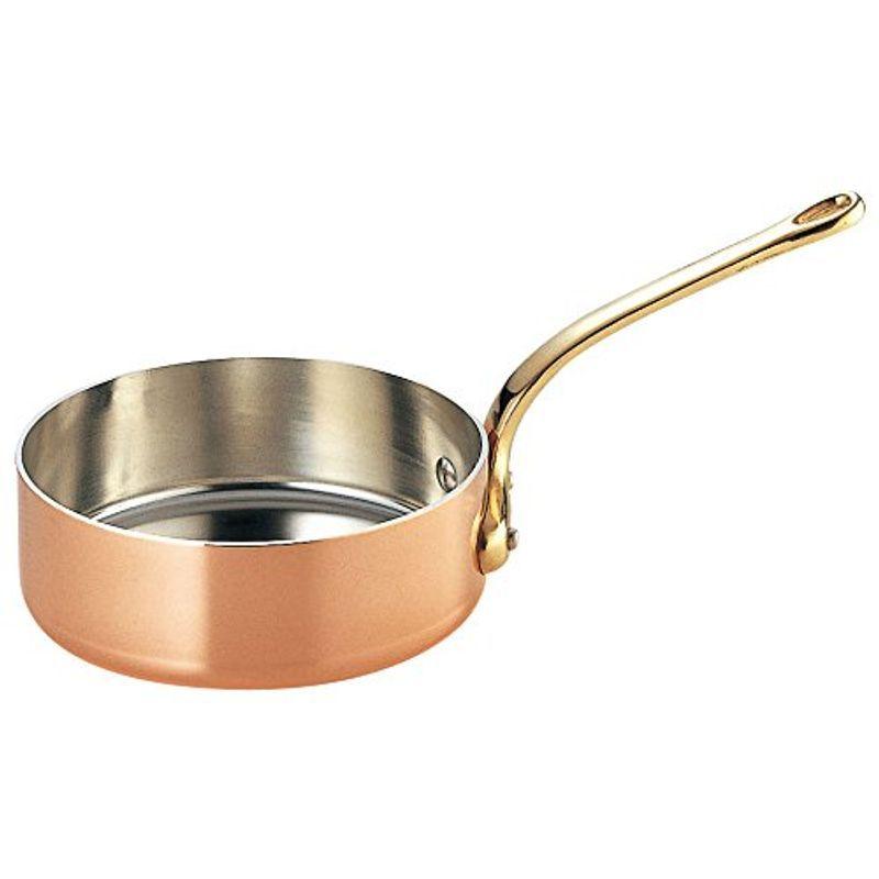オープニング【オープニング和田助製作所 銅 極厚鍋 浅型 真鍮柄 30cm