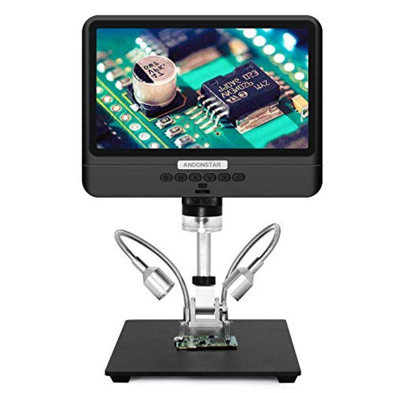 AndonstarAD208コイン顕微鏡8.5インチスクリーン260XLCDラボハンドヘルドUSBデジタル顕微鏡PCB修理はんだ付けコインコ