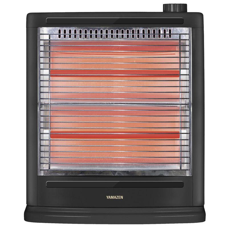 山善 電気ストーブ 障害物センサー搭載 (800W / 400W 2段階切替) 小型