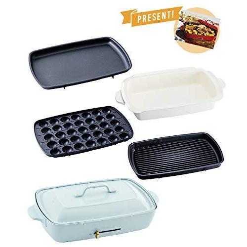 お気にいる Bruno ブルーノ ホットプレート グランデ サイズ 本体 プレート4種 たこ焼き 平面 深鍋 グリル レシピブック付 Seal限定商品 Kuljic Com