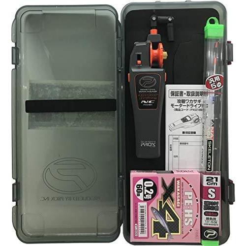 プロックス リール 攻棚ワカサギモータードライブnc 穂先ssセット Px018ndmgssset ディープマットグレー ワカサギリール