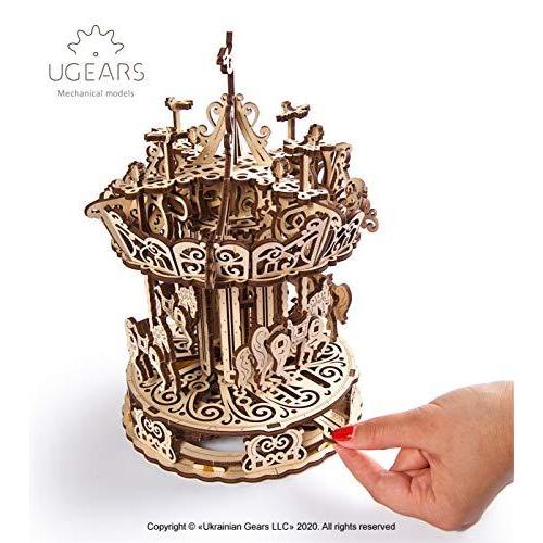 新発売の Ugears ユーギアーズ Carousel メリーゴーラウンド 木製 ブロック パズル おもちゃ 早割クーポン Www Muslimaidusa Org