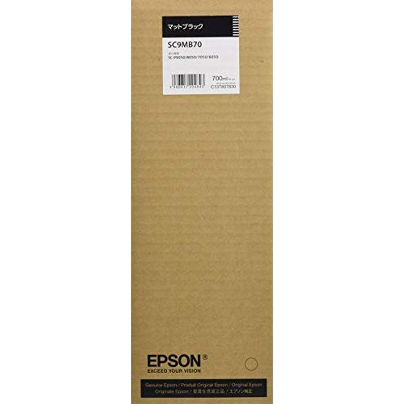 EPSON 純正インクカートリッジ SC9MB70 マットブラック 700ml