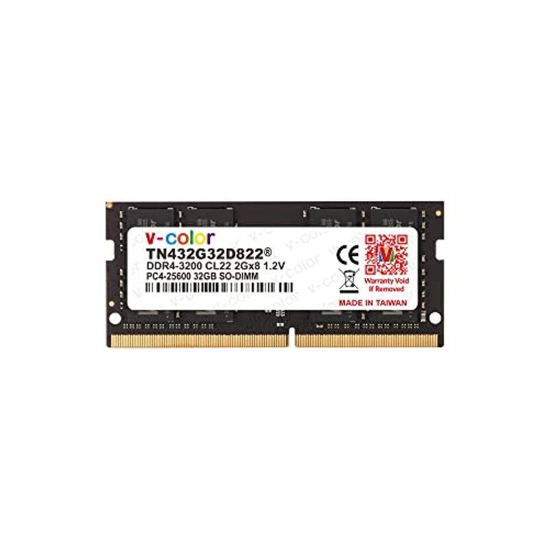 v-color Hynix IC ノートPC用メモリ DDR4 3200MHz PC4-25600 32GB (32GB×1枚) SO-DI