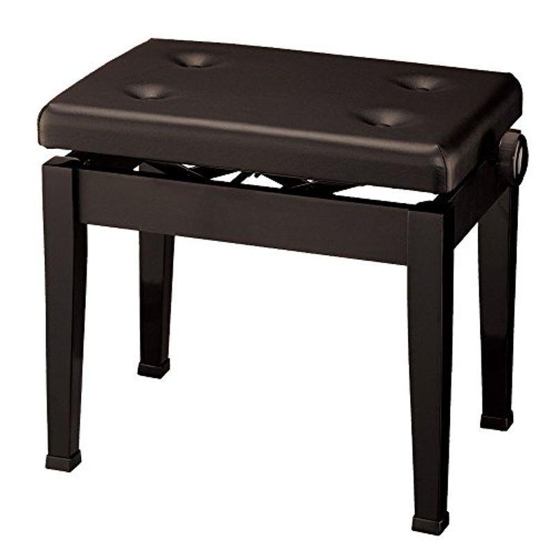 アルプス 日本製ピアノ椅子(高低自在タイプ)A-45 ブラック