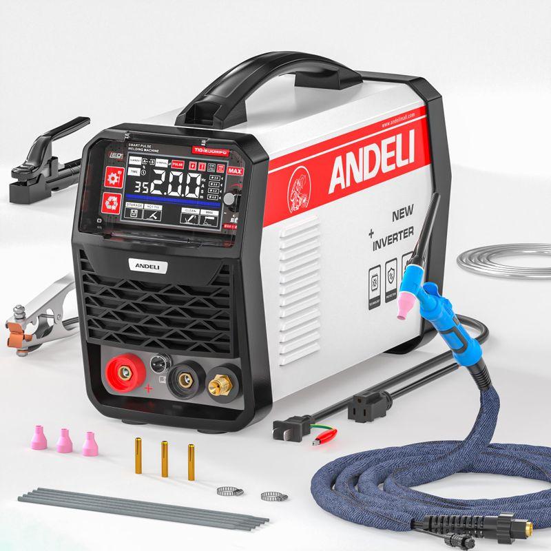 ANDELI 100V/200V 200A TIG溶接機 TIG/アーク溶接/CLEAN/パルス ANDELI 100V/200V 200A TIG溶接機 TIG/アーク溶接/CLEAN/パルス