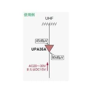 マスプロ UHFプリアンプ 35dB型 UPA35A UHFプリアンプ 35dB型 UPA35A 　