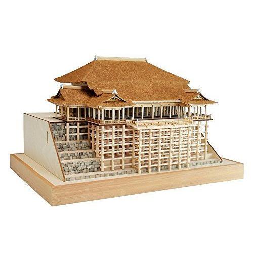 ウッディジョー 150 清水寺 本堂・舞台 木製建築模型 組立キット