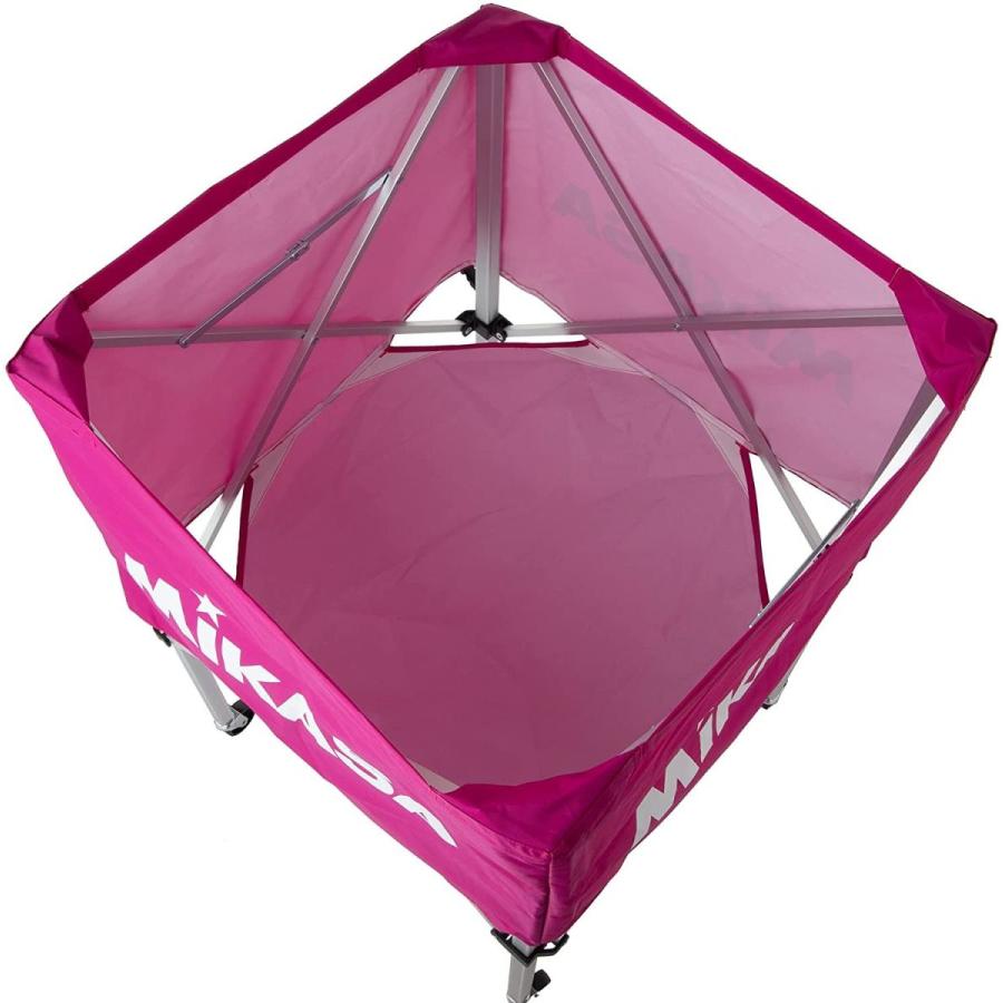 ミカサ(MIKASA) ボールカゴ(箱形)大 3点セットフレーム・幕体・キャリーケースバイオレット BC-SP-H V ボールカゴ 幕体 MIKASA 箱形 大 3点セットフレーム キャリーケースバイオレット BC SP 30個