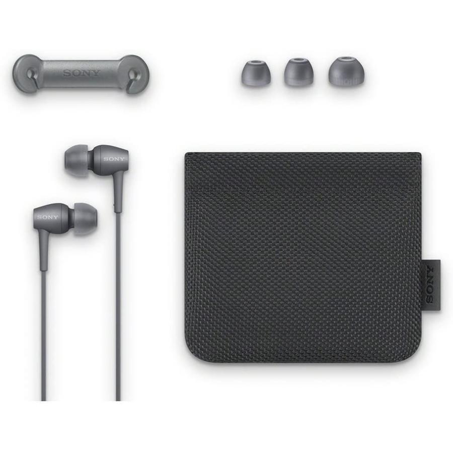 ソニー イヤホン h.ear in 2 IER-H500A : ハイレゾ対応 カナル型 リモコン・マイク付き 2017年モデル グレイッシュ イヤホン ear in IER H500A ハイレゾ対応 カナル型 リモコン マイク付き 2017年モデル グレイッシュ