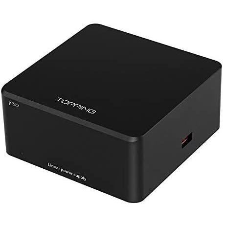 TOPPING P50 低ノイズリニア電源 D50 D50s DX3 Pro D30に適応 (ブラック) P50 低ノイズリニア電源 D50 D50s DX3 Pro D30に適応 ブラック