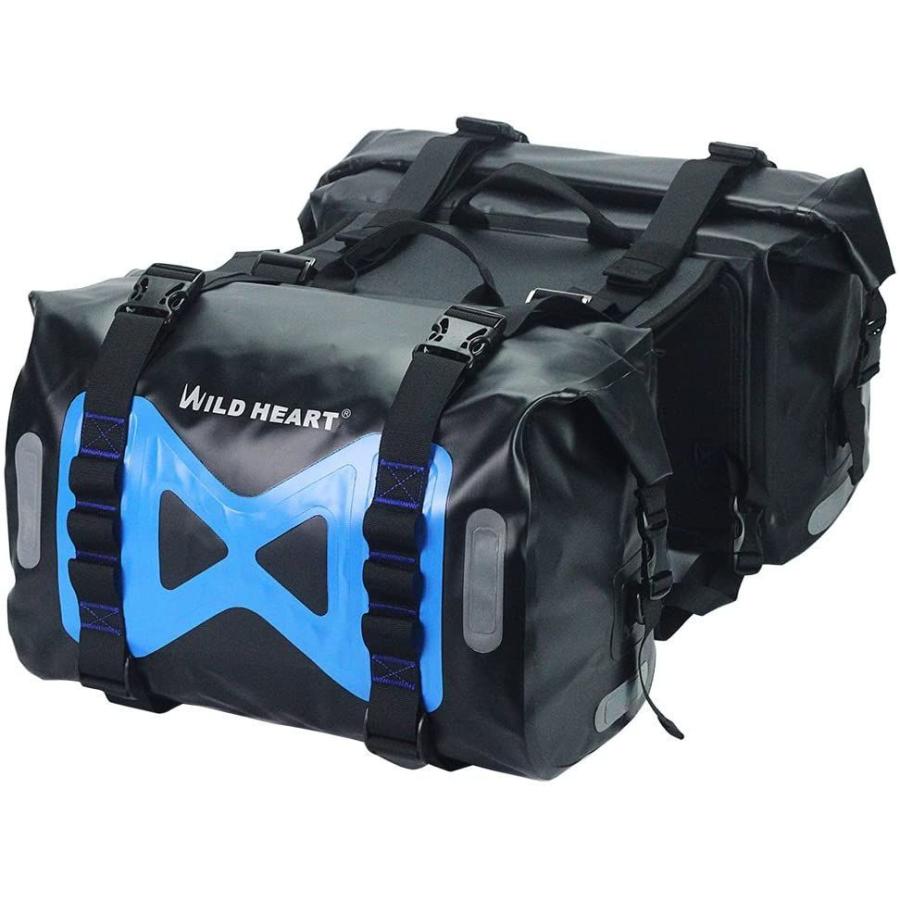 【日本未発売】 WILD HEART 防水 バッグ オートバイ サドルバッグ 50 L タンク バッグ モーター サイド バッグ ワンサイズ ブラック 【B2309333389】(11983円)
