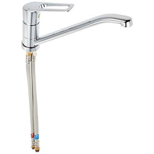 KVK 流し台用シングルレバー混合水栓（すっきり先端・ｅレバー） KM5211TEC