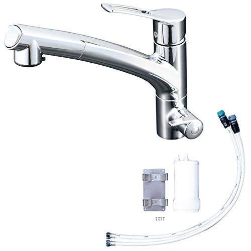 KVK 浄水器付シングルレバー式シャワー混合水栓(シャワー引出式) KM5061NSC